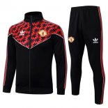 Survetement Manchester United 2025-26 Noir Rouge 2