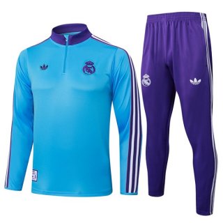 Sweatshirt Real Madrid 2025-26 Bleu 4 Sweatshirt Real Madrid 2025-26 Bleu 4