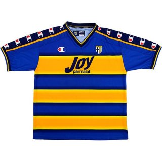 Thailande Maillot Parma Champion 1ª Retro 2001 2002 Jaune