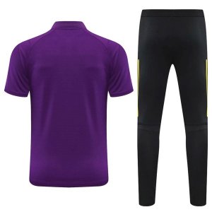 Polo Manchester United Ensemble Complet 2021-22 Purpura Noir