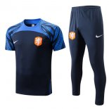 Maillot Pays-Bas Ensemble Complet 2022-23 Bleu