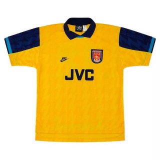 Maillot Arsenal 3ª Retro 1994 1996 Jaune