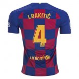 Maillot Barcelone NO.4 I.Rakitic 1ª 2019-20 Bleu Rouge