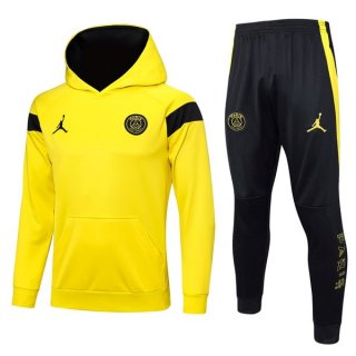 Sweat Shirt Capuche Paris Saint Germain 2023-24 Jaune