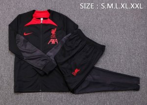 Survetement Liverpool 2023 Noir Gris