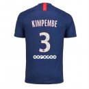 Maillot Paris Saint Germain NO.3 Kimpembe 1ª 2019-20 Bleu