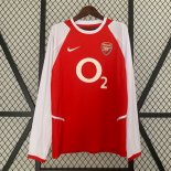 Thailande Maillot Arsenal 1ª ML Retro 2002 2004