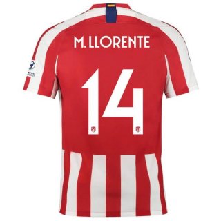 Thailande Maillot Atletico Madrid NO.14 M.Llorente 2019-20 Rouge