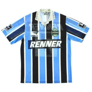 Maillot Grêmio 1ª Retro 1995 Bleu