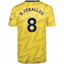 Maillot Arsenal NO.8 D.Ceballos 2ª 2019-20 Jaune