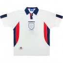 Thailande Maillot Angleterre 1ª Retro 1998 Blanc