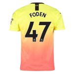 Maillot Manchester City NO.47 Foden 3ª 2019-20 Orange