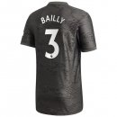 Maillot Manchester United NO.3 Bailly 2ª 2020-21 Noir