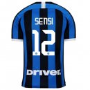 Maillot Inter Milan NO.12 Sensi 1ª 2019-20 Bleu