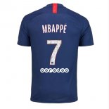 Maillot Paris Saint Germain NO.7 Mbappe 1ª 2019-20 Bleu