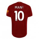 Maillot Liverpool NO.10 Mane 1ª 2019-20 Rouge