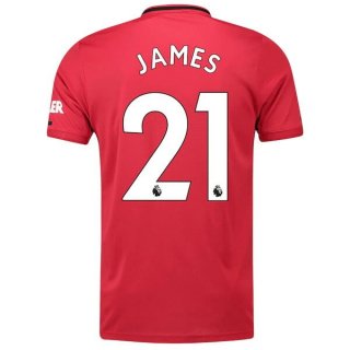 Maillot Manchester United NO.21 James 1ª 2019-20 Rouge