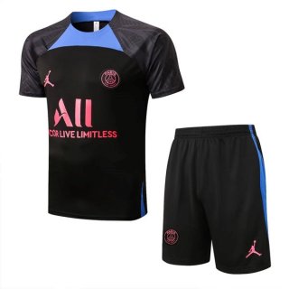 Maillot Entrainement PSG Ensemble Complet 2022-23 Noir Maillot Entrainement PSG Ensemble Complet 2022-23 Noir