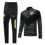 Survetement Borussia Dortmund 2022-23 Gris Noir Survetement Borussia Dortmund 2022-23 Gris Noir