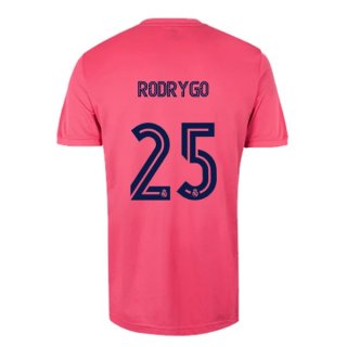 Maillot Real Madrid 2ª NO.25 Rodrygo 2020-21 Rose