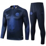 Survetement Chelsea 2019-20 Bleu Marine Noir