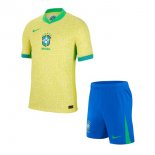 Maillot Brésil 1ª Enfant 2024