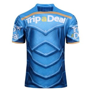 Thailande Maillot Gold Coast Titans Classic 2017 2018 Bleu