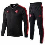 Survetement Manchester United 2019-20 Rouge Noir Survetement Manchester United 2019-20 Rouge Noir
