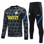 Survetement Inter Milan 2020-21 Gris Noir Survetement Inter Milan 2020-21 Gris Noir