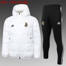 Manteau de duvet Real Madrid Ensemble Complet 2024-25 Blanc