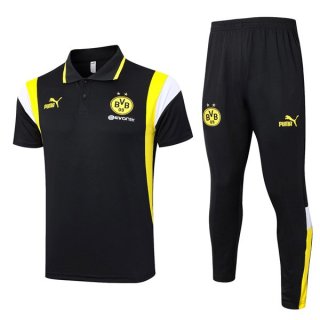 Polo Borussia Dortmund Ensemble Complet 2024 Noir