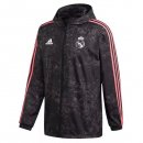 Coupe Vent Real Madrid 2021-22 Noir Rose
