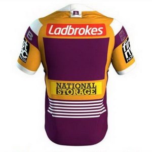 Thailande Maillot Brisbane Broncos 30th Jaune