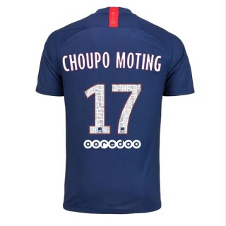 Maillot Paris Saint Germain NO.17 Choupo Moting 1ª 2019-20 Bleu