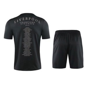 Entrainement Liverpool Conjunto Complet 2019-20 Noir