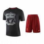 Entrainement Liverpool Conjunto Complet 2019-20 Noir Rouge