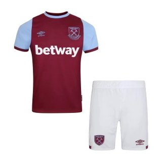 Maillot West Ham United 1ª Enfant 2020-21 Rouge