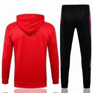 Sweat Shirt Capuche Paris Saint Germain 2021-22 Rouge Noir Purpura