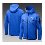 Sweat Shirt Capuche Inter Milan 2024 2025 Bleu