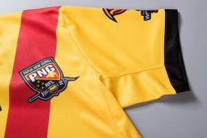 Thailande Maillot Papúa Nueva Guinea RLWC 1ª 2017 2018 Jaune