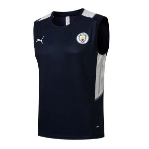 Maillot Manchester City Sans Manches 2022 Bleu