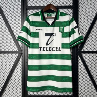 Thailande Maillot Sporting Lisbon 1ª Retro 1999-2000 Thailande Maillot Sporting Lisbon 1ª Retro 1999-2000