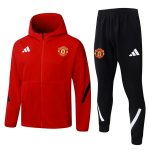 Coupe Vent Capuche Manchester United 2026-27 Rouge Coupe Vent Capuche Manchester United 2026-27 Rouge