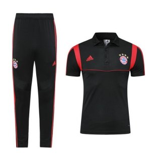 Polo Conjunto Complet Bayern Munich 2019-20 Noir Rouge