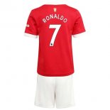 Maillot Manchester United NO.7 Ronaldo 1ª Enfant 2021-22