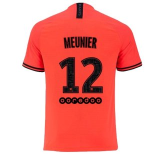 Maillot Paris Saint Germain NO.12 Meunier 2ª 2019-20 Orange