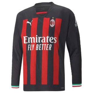 Thailande Maillot AC Milan 1ª ML 2022-23 Thailande Maillot AC Milan 1ª ML 2022-23