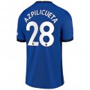 Maillot Chelsea NO.28 Azpilicueta 1ª 2020-21 Bleu