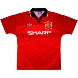 Thailande Maillot Manchester United 1ª Retro 1994 1996 Rouge