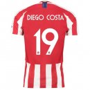 Thailande Maillot Atletico Madrid NO.19 Diego Costa 2019-20 Rouge